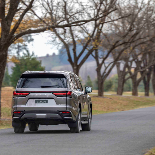 2025 Lexus LX 500d F Sport Australian Version Rear View