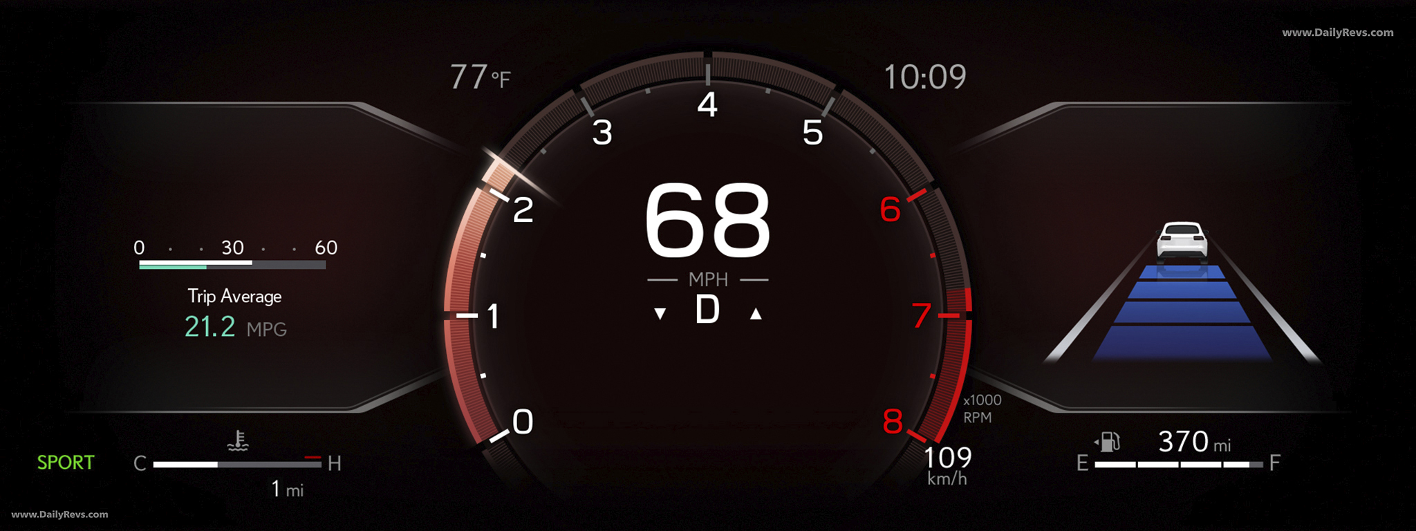 2026 Lexus IS F Sport Interior