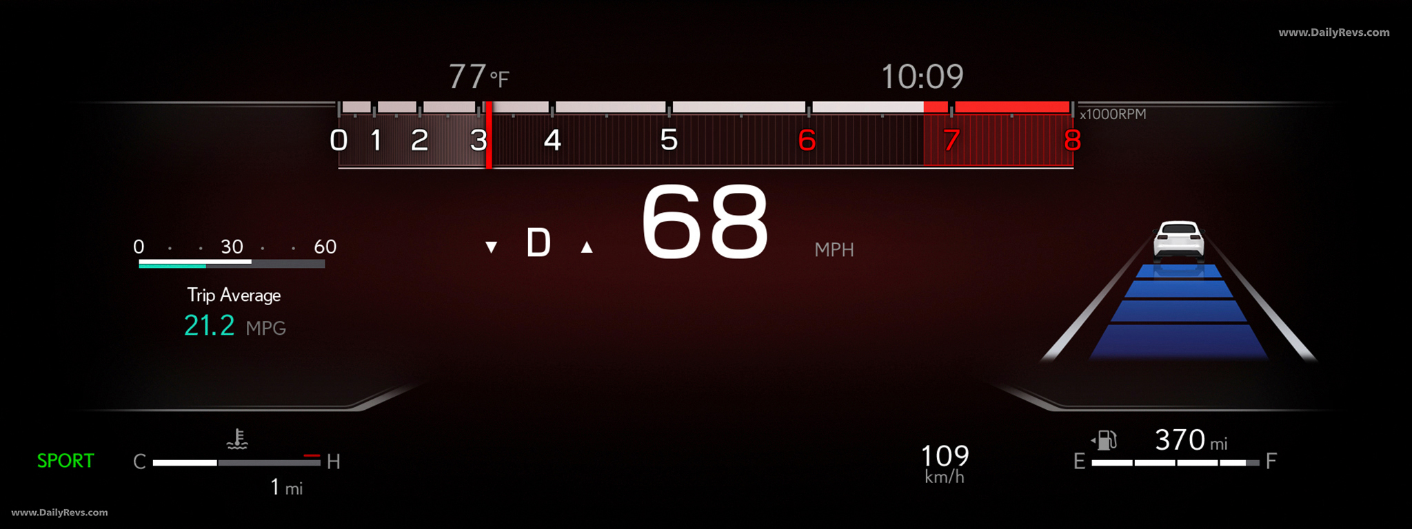 2026 Lexus IS F Sport Interior