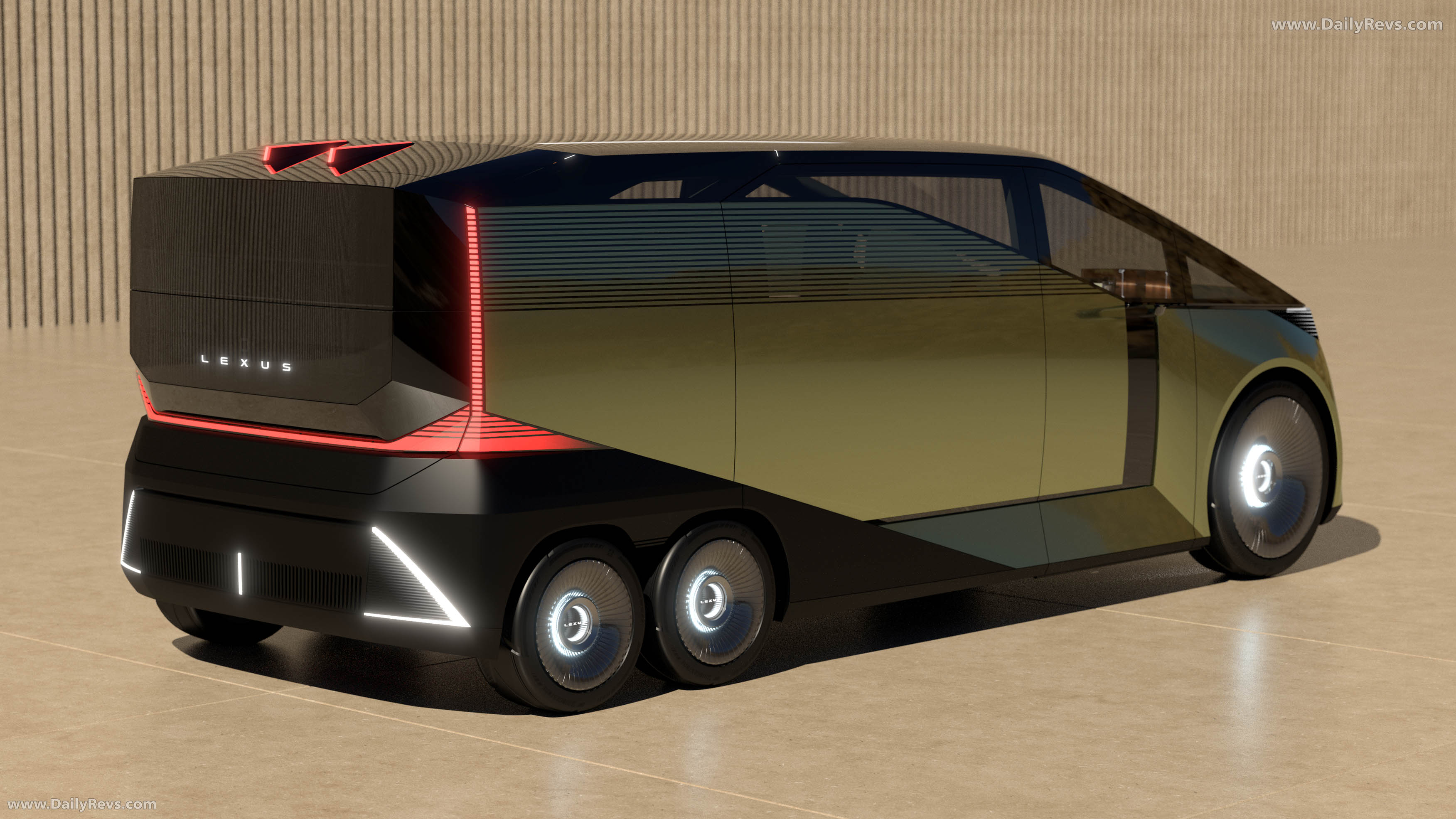 2025 Lexus LS Concept Rear View