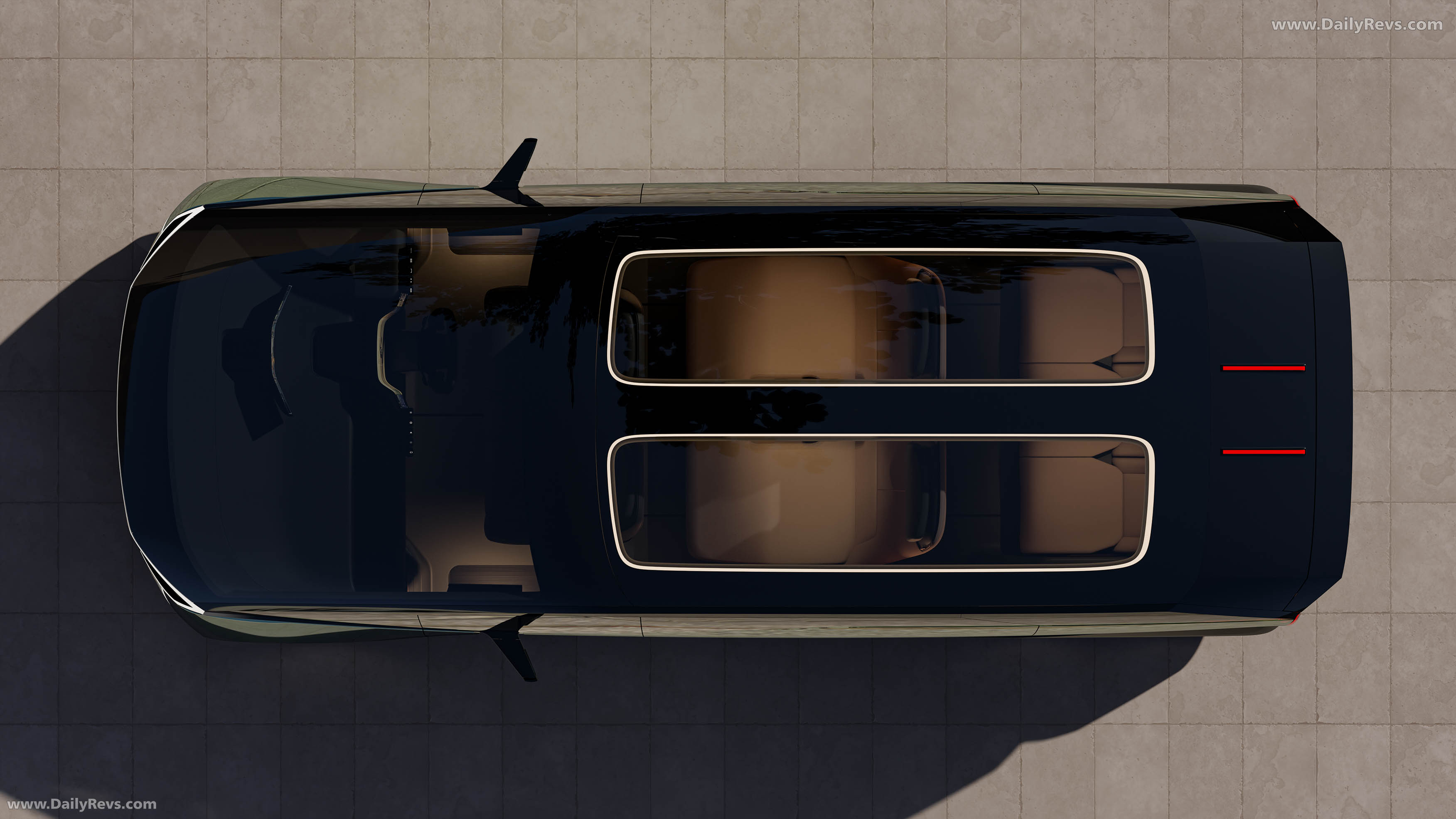 2025 Lexus LS Concept Top View