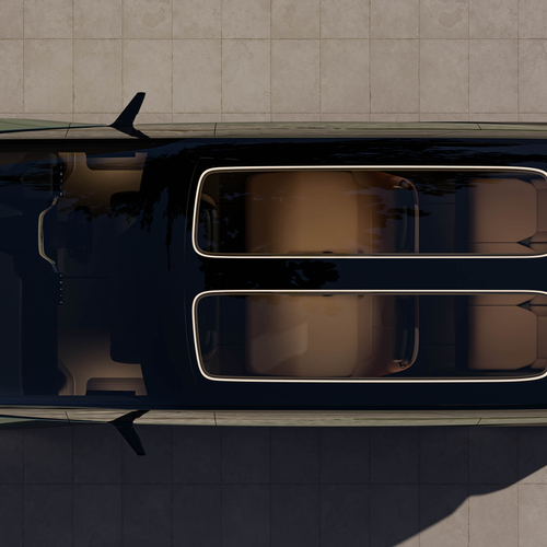 2025 Lexus LS Concept Top View