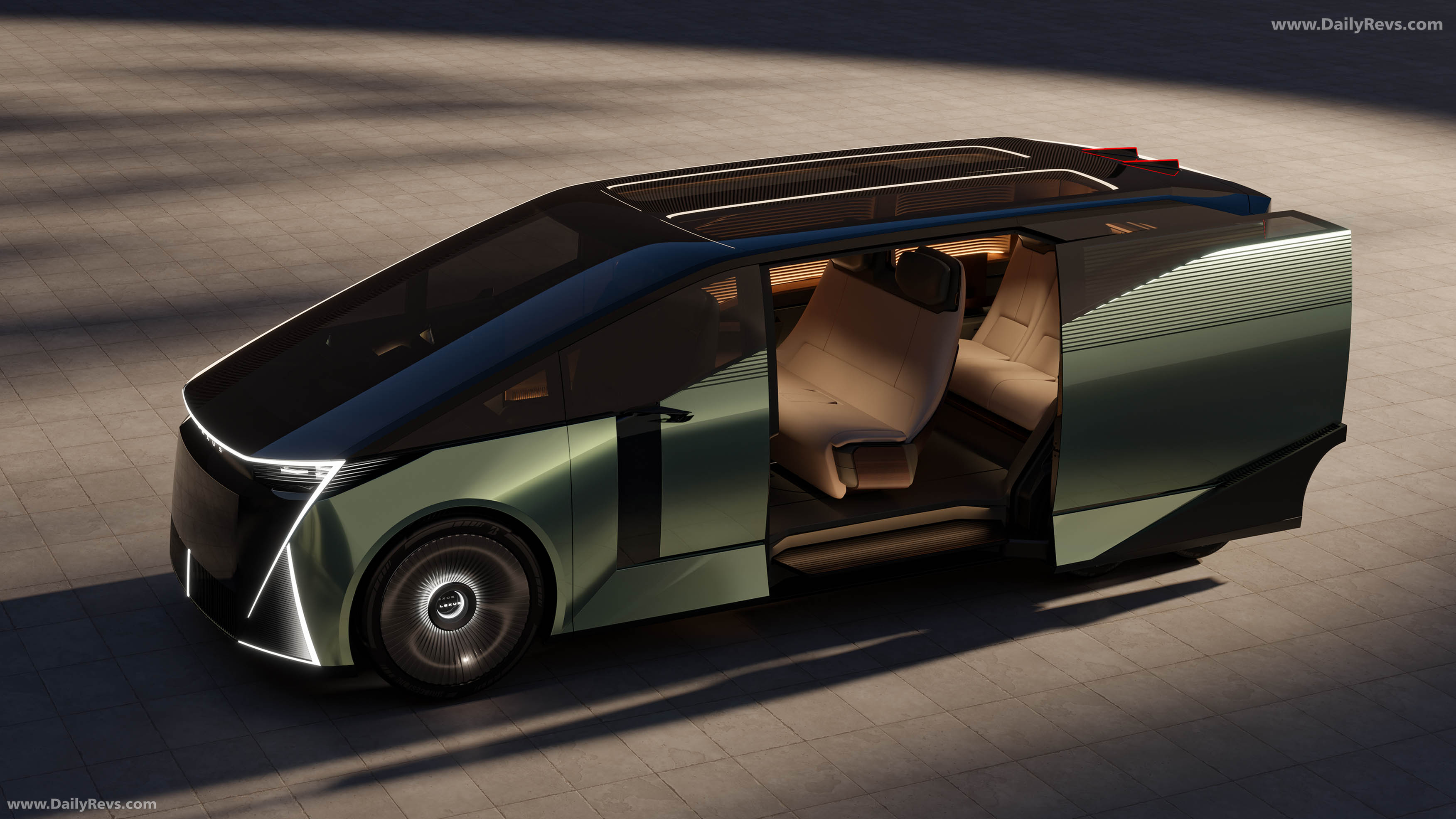 2025 Lexus LS Concept Top View