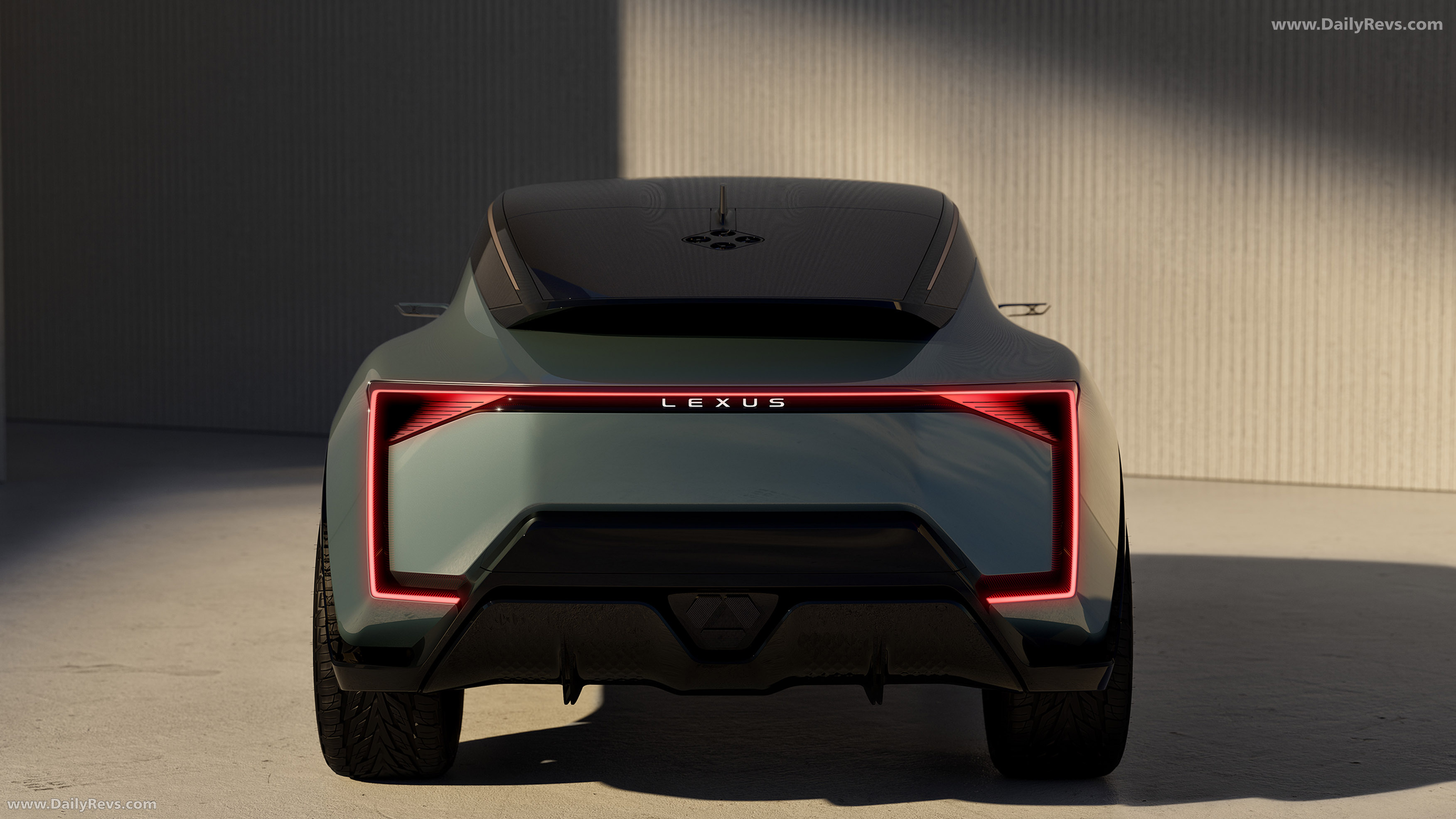 2025 Lexus LS Coupe Concept Rear View