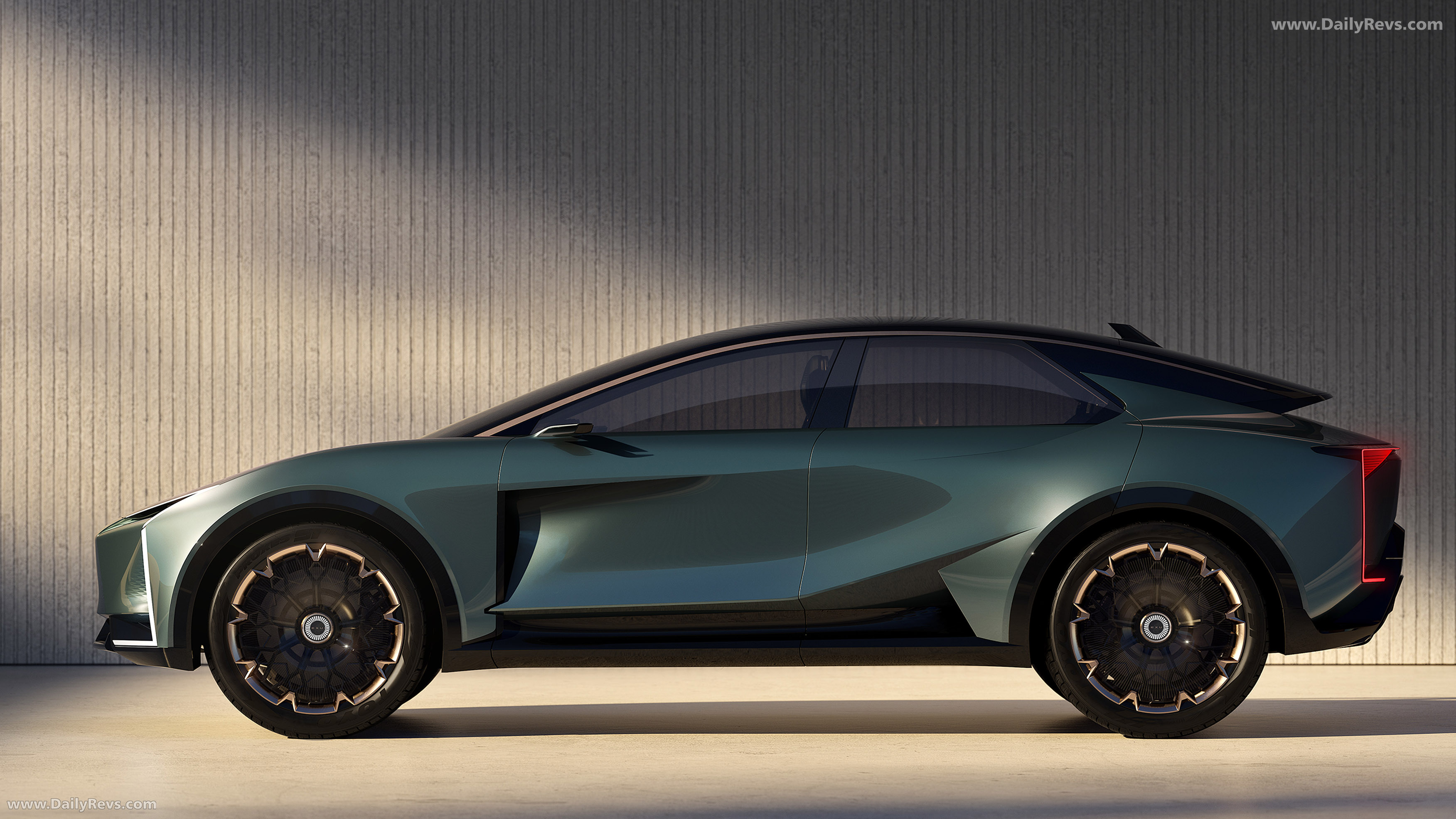 2025 Lexus LS Coupe Concept Side View