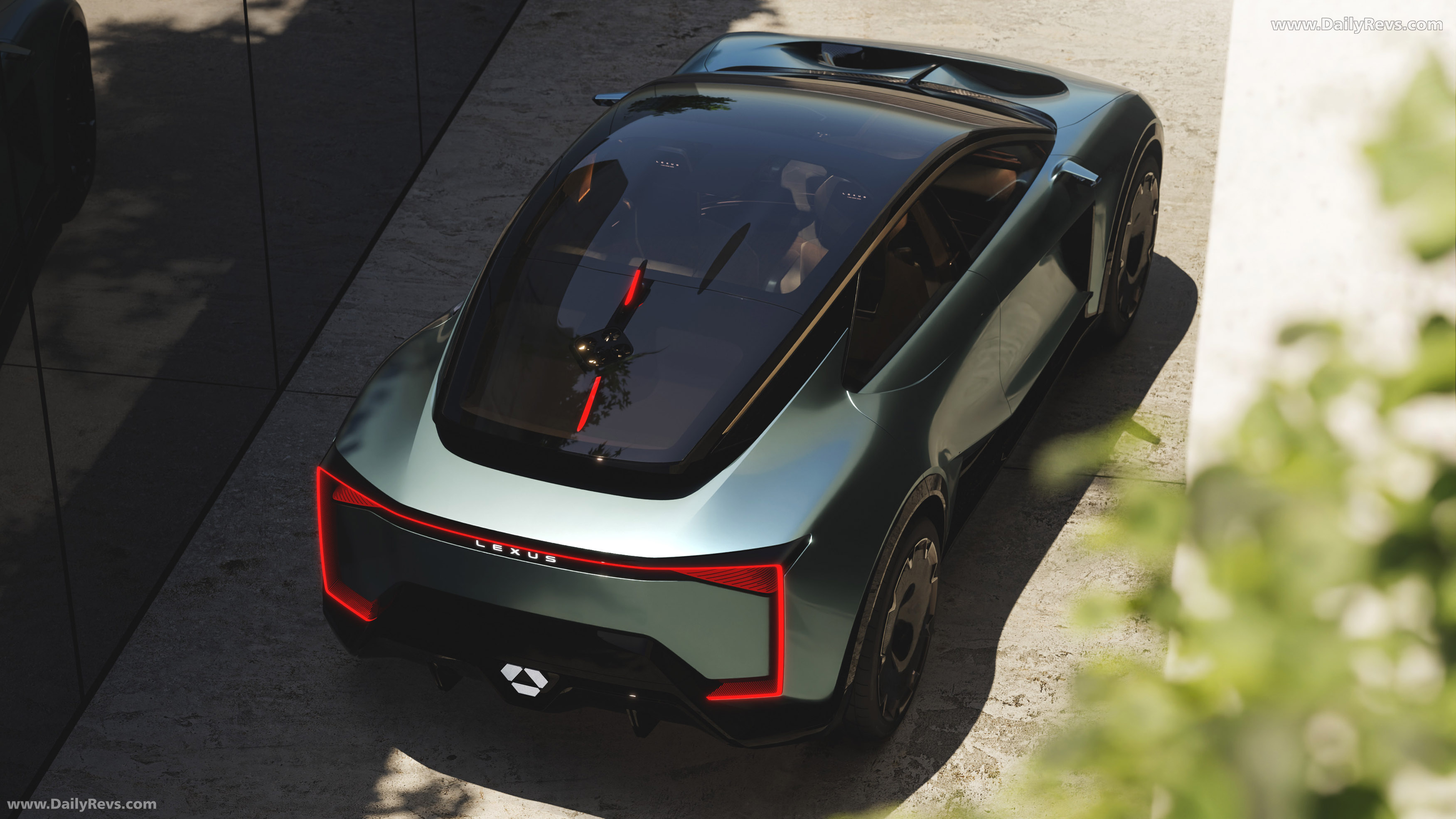 2025 Lexus LS Coupe Concept Top View
