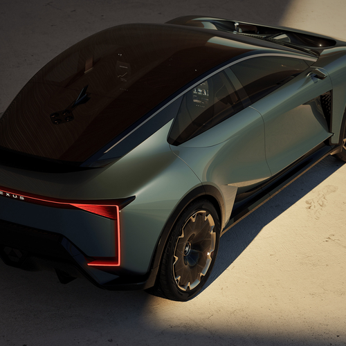 2025 Lexus LS Coupe Concept Top View