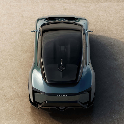 2025 Lexus LS Coupe Concept Top View