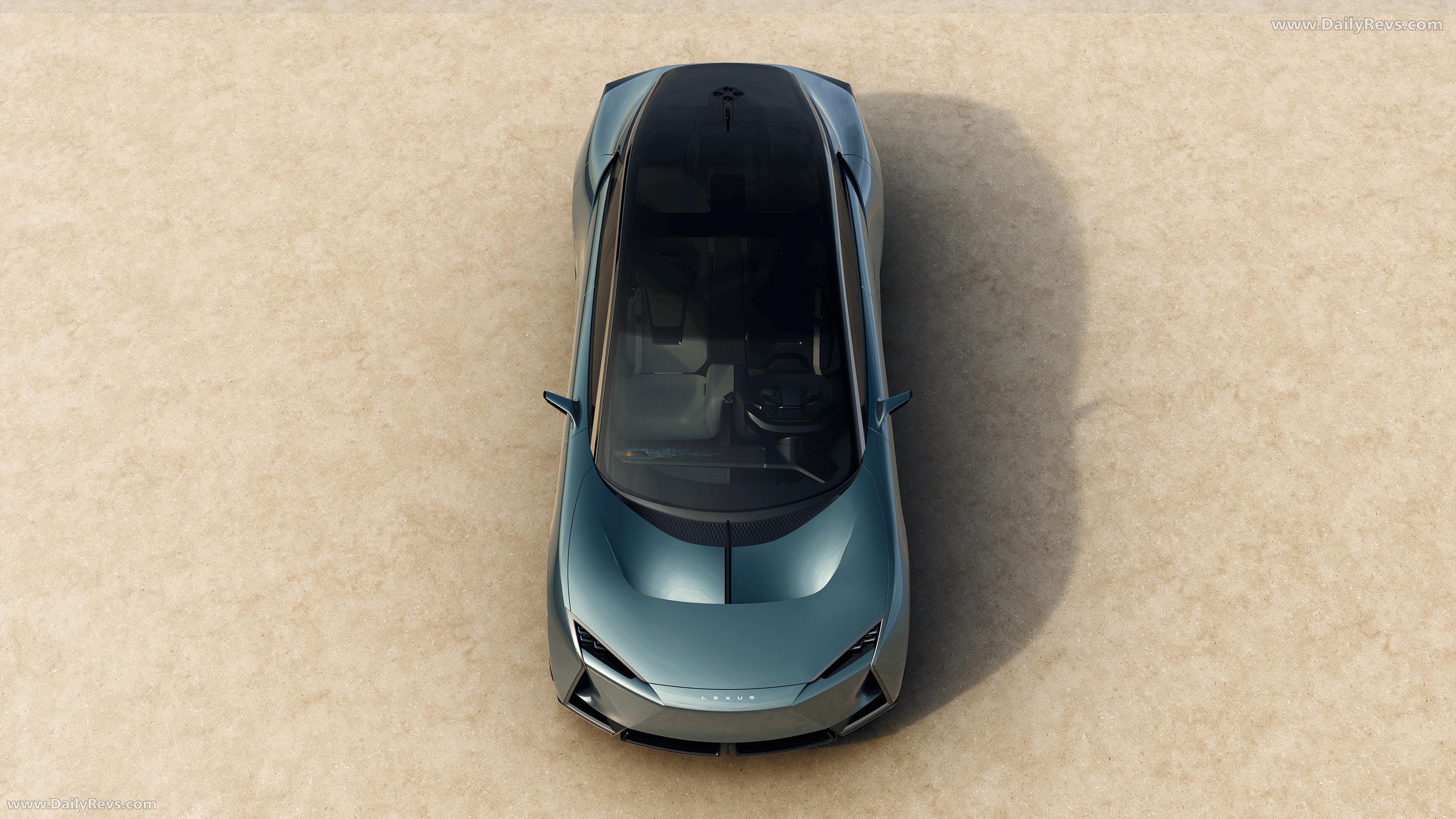 2025 Lexus LS Coupe Concept Top View