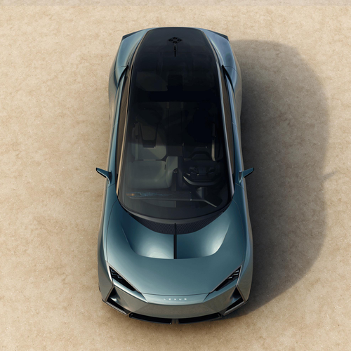 2025 Lexus LS Coupe Concept Top View