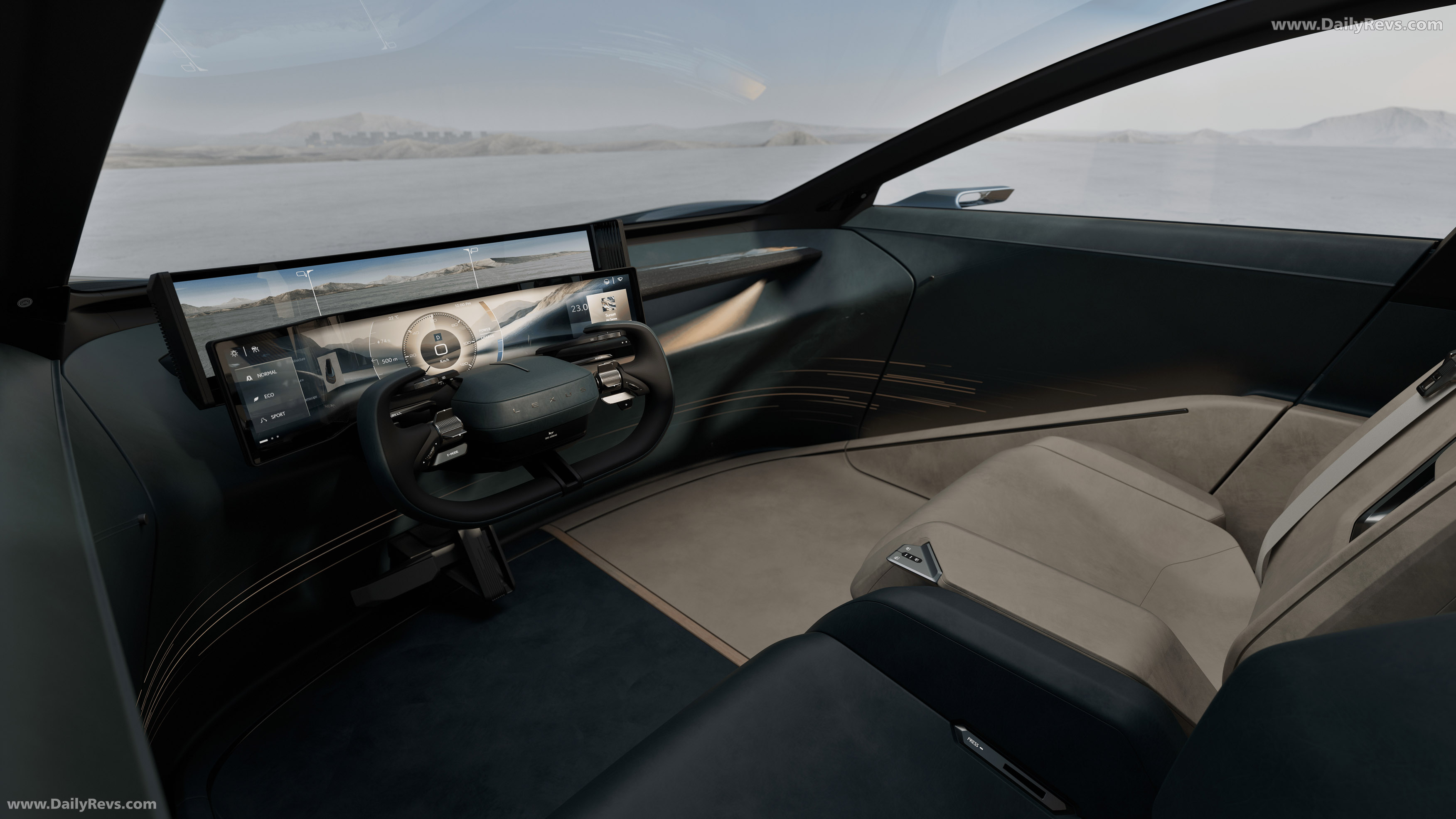 2025 Lexus LS Coupe Concept Interior