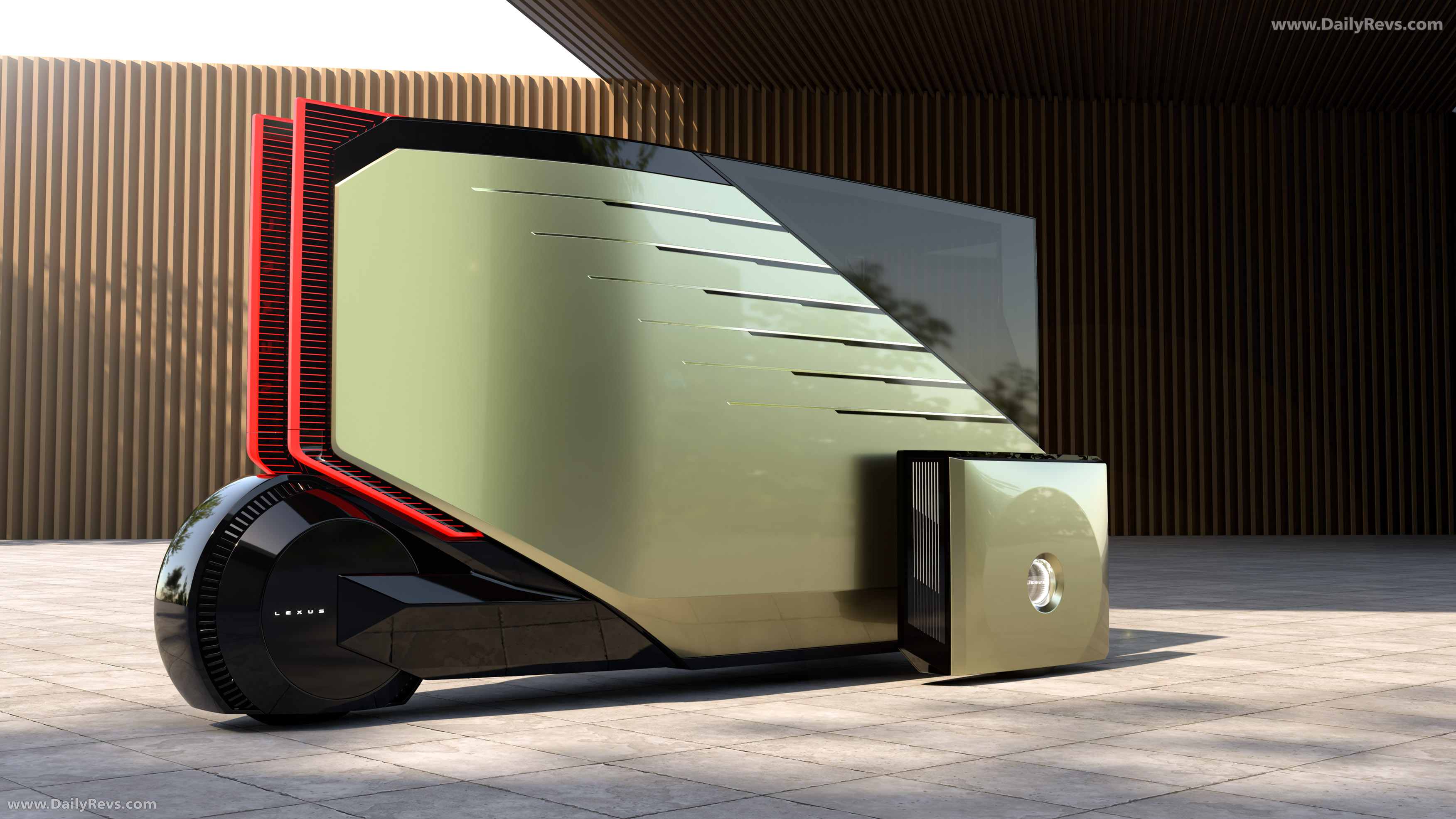 2025 Lexus LS Micro Concept Rear View