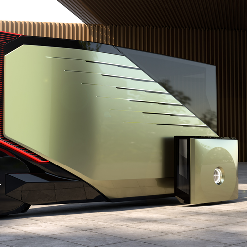2025 Lexus LS Micro Concept Rear View
