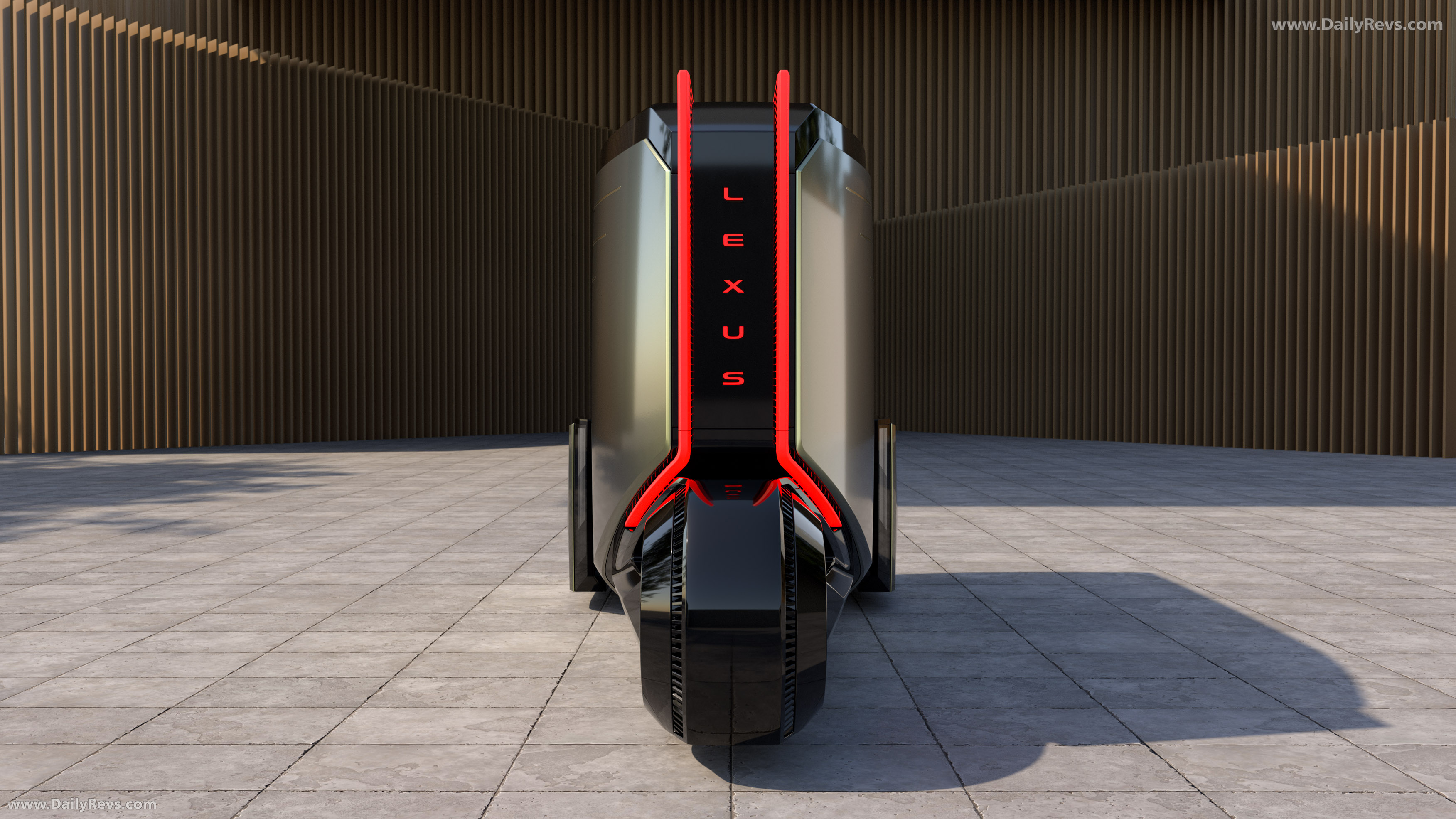 2025 Lexus LS Micro Concept Rear View
