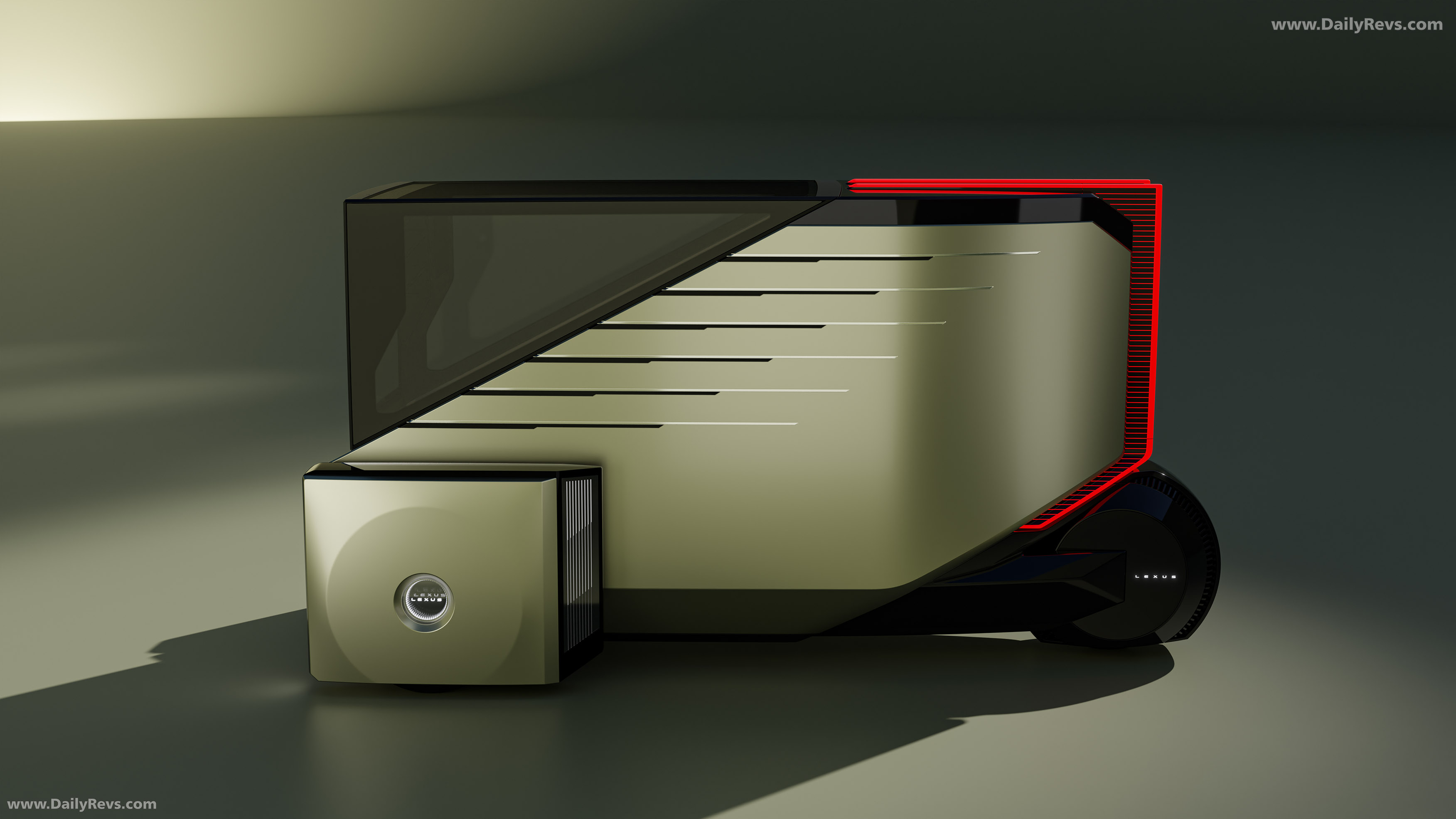 2025 Lexus LS Micro Concept Rear View