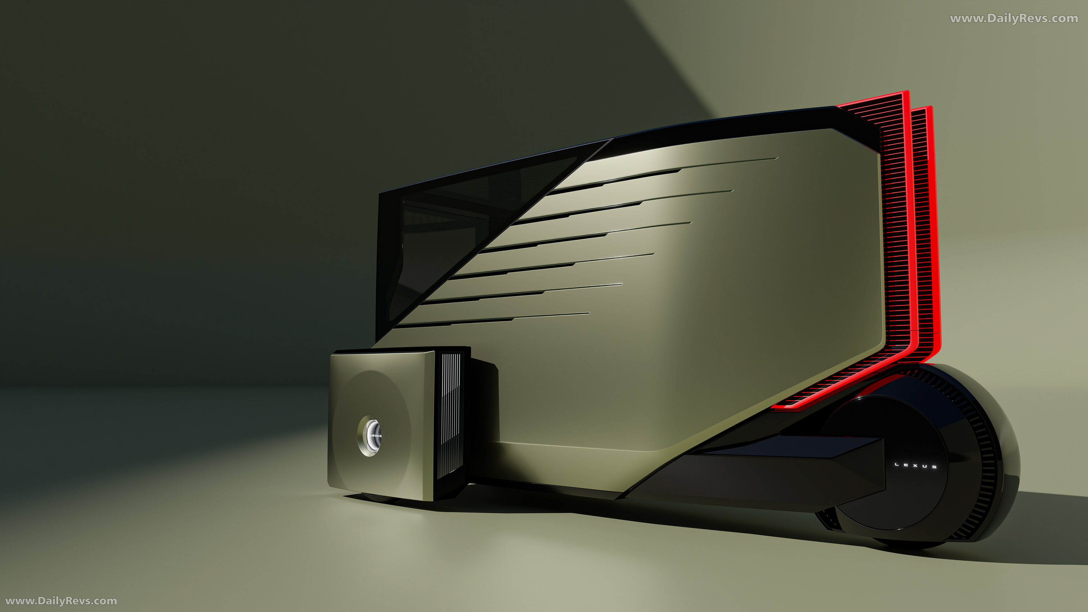 2025 Lexus LS Micro Concept Rear View