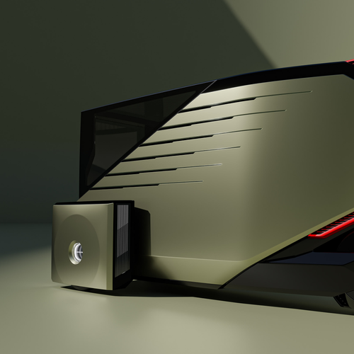 2025 Lexus LS Micro Concept Rear View