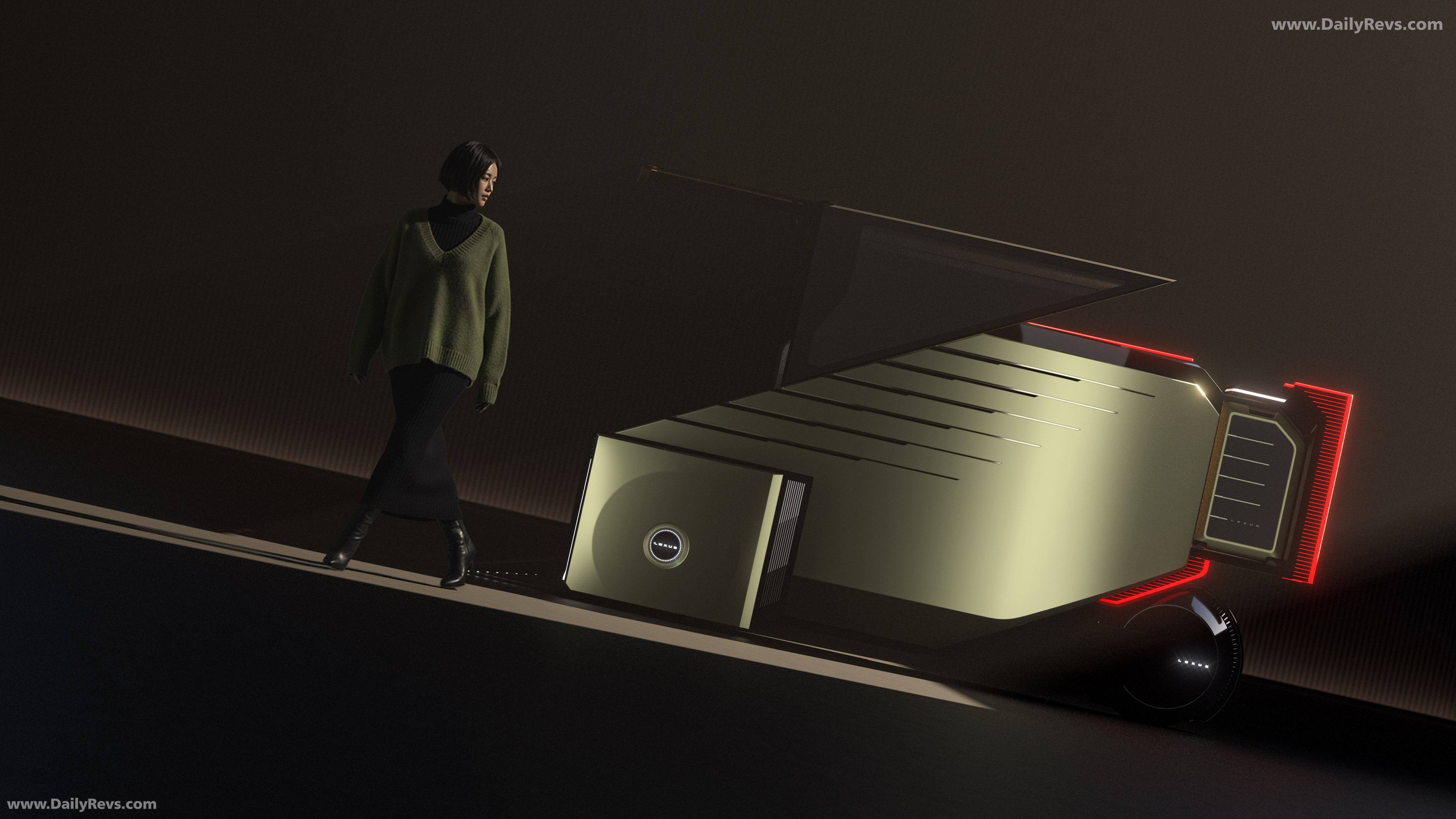 2025 Lexus LS Micro Concept Side View