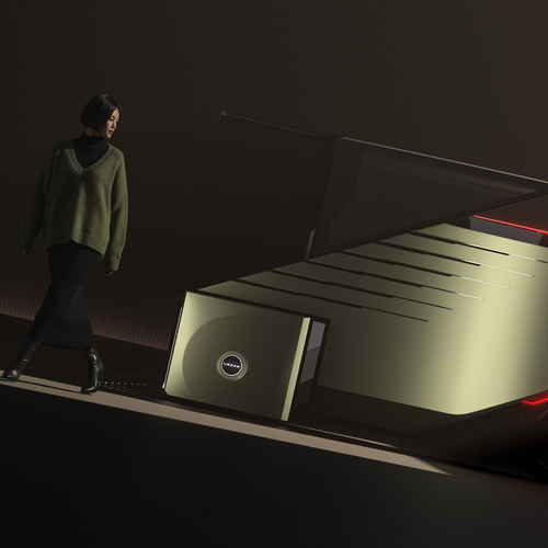 2025 Lexus LS Micro Concept Side View