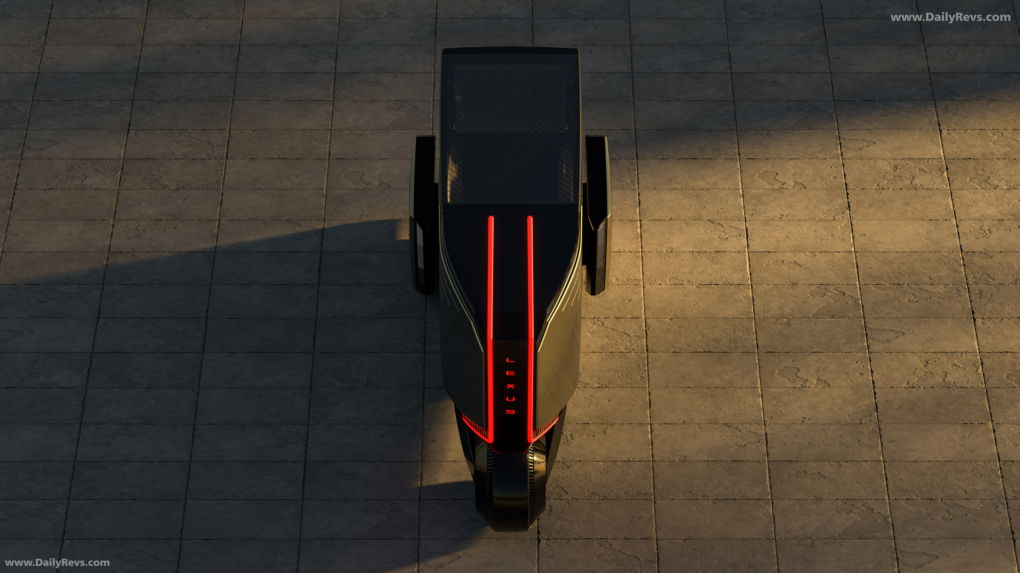 2025 Lexus LS Micro Concept Top View
