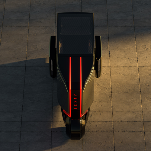 2025 Lexus LS Micro Concept Top View
