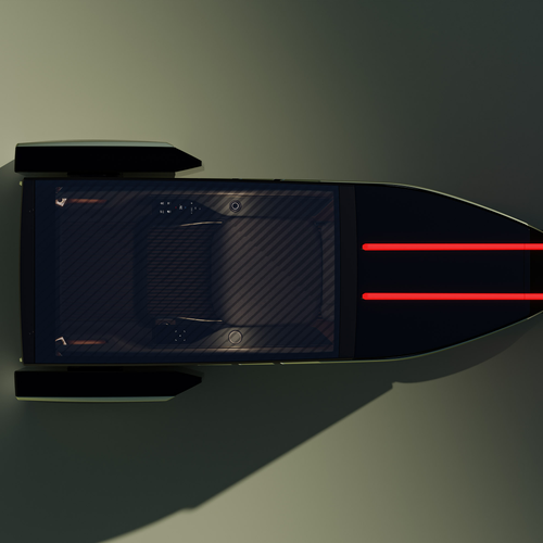 2025 Lexus LS Micro Concept Top View