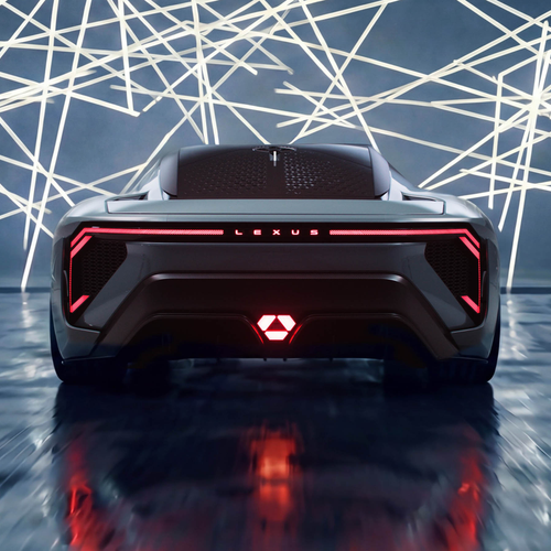 2025 Lexus LFA Concept Rear View