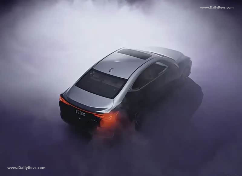2026 Lexus ES 200 Moon Shadow Edition Top View