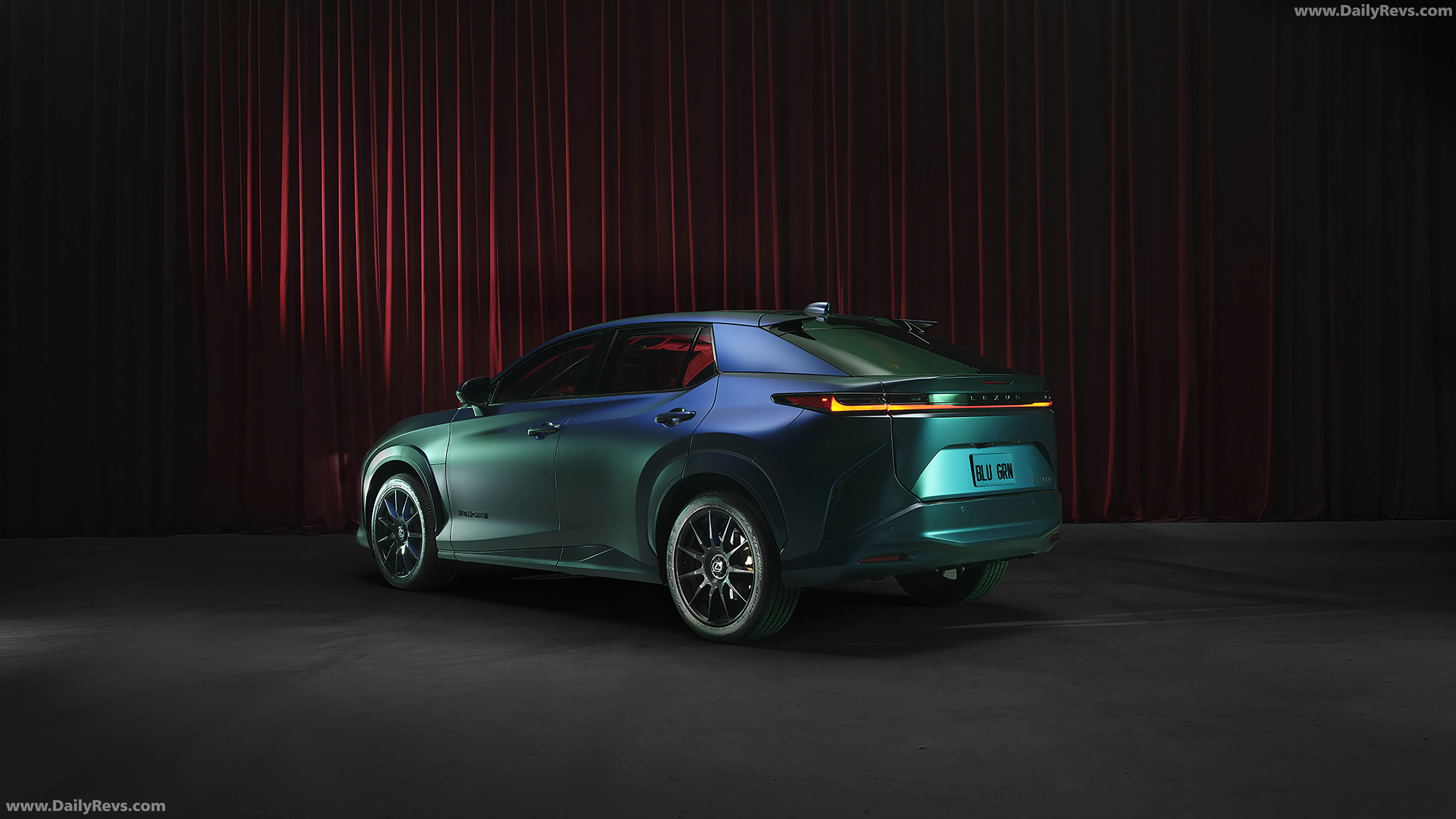2026 Lexus RZ Blue In Green Edition Rear View