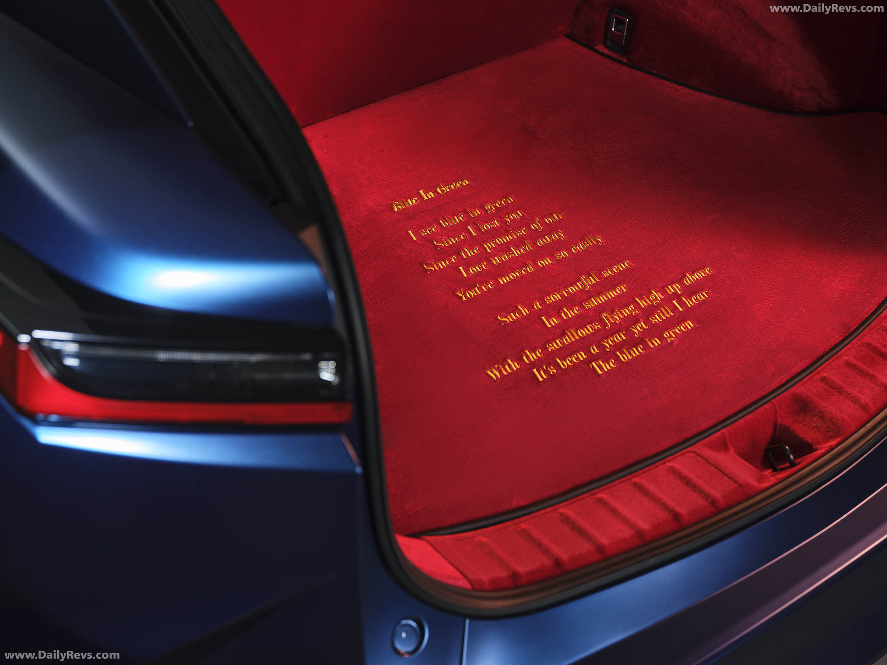 2026 Lexus RZ Blue In Green Edition Interior