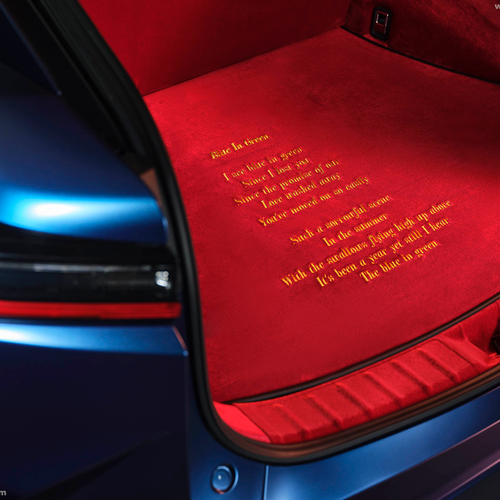 2026 Lexus RZ Blue In Green Edition Interior