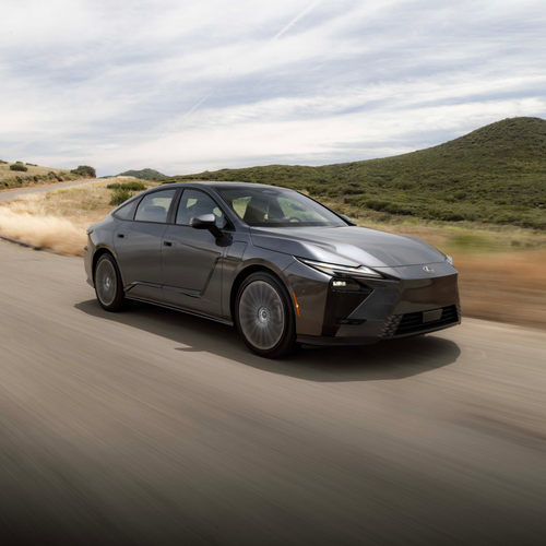 2026 Lexus ES 350e Luxury Executive Sonic Grey Front View