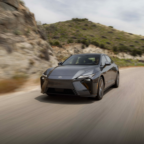 2026 Lexus ES 350e Luxury Executive Sonic Grey Front View