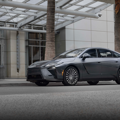 2026 Lexus ES 350e Luxury Executive Sonic Grey Front View