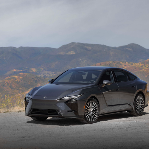 2026 Lexus ES 350e Luxury Executive Sonic Grey Front View