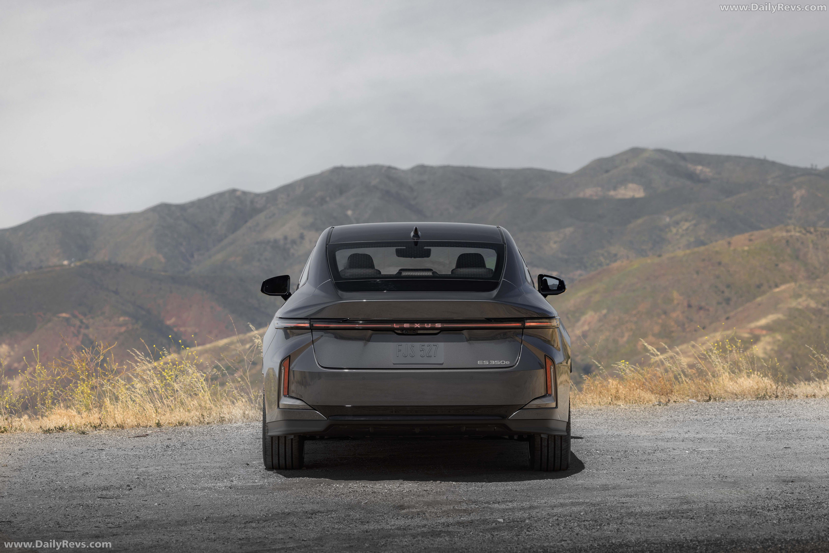 2026 Lexus ES 350e Luxury Executive Sonic Grey Rear View