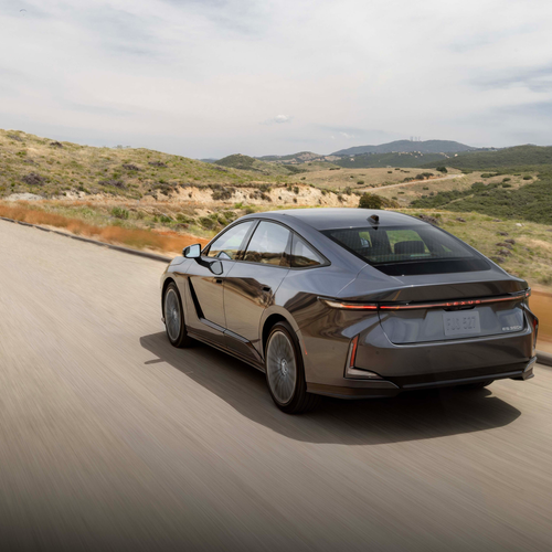 2026 Lexus ES 350e Luxury Executive Sonic Grey Rear View