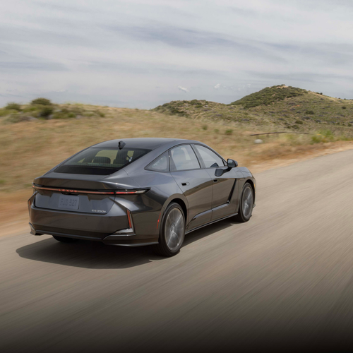 2026 Lexus ES 350e Luxury Executive Sonic Grey Rear View
