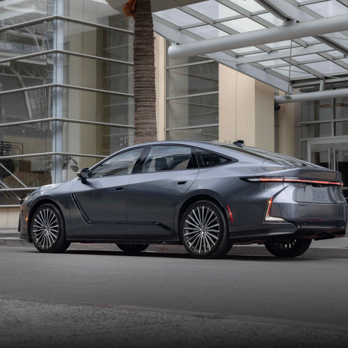 2026 Lexus ES 350e Luxury Executive Sonic Grey Rear View