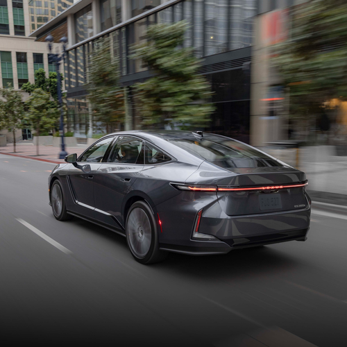 2026 Lexus ES 350e Luxury Executive Sonic Grey Rear View