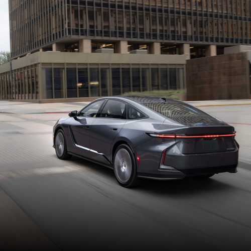 2026 Lexus ES 350e Luxury Executive Sonic Grey Rear View