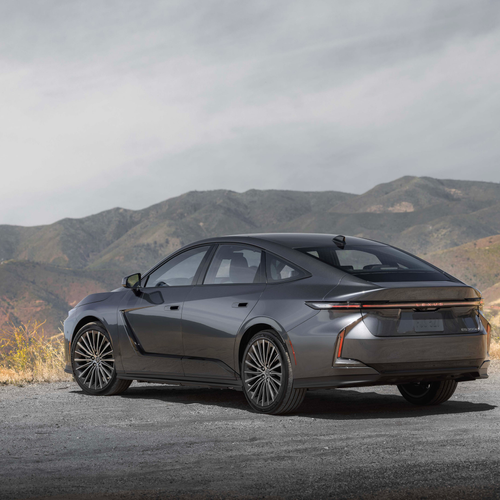 2026 Lexus ES 350e Luxury Executive Sonic Grey Rear View