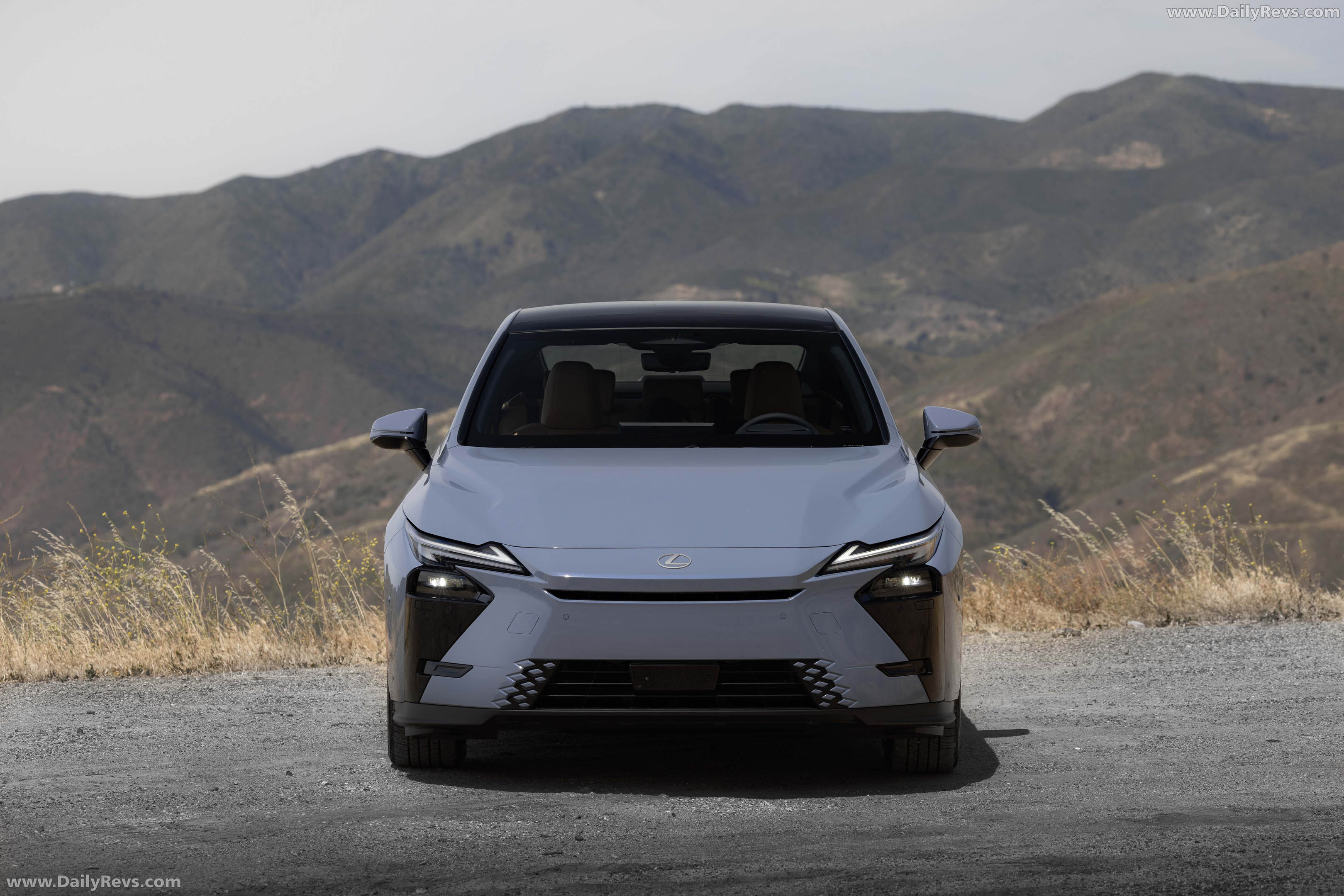 2026 Lexus ES 350H Premium Plus Skylight Blue Front View