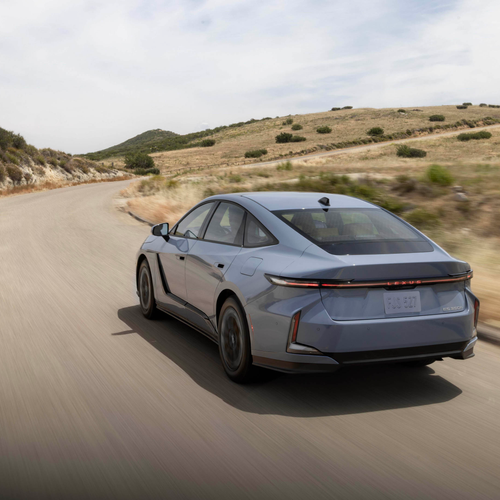 2026 Lexus ES 350H Premium Plus Skylight Blue Rear View