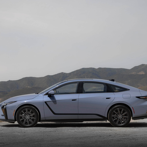 2026 Lexus ES 350H Premium Plus Skylight Blue Side View