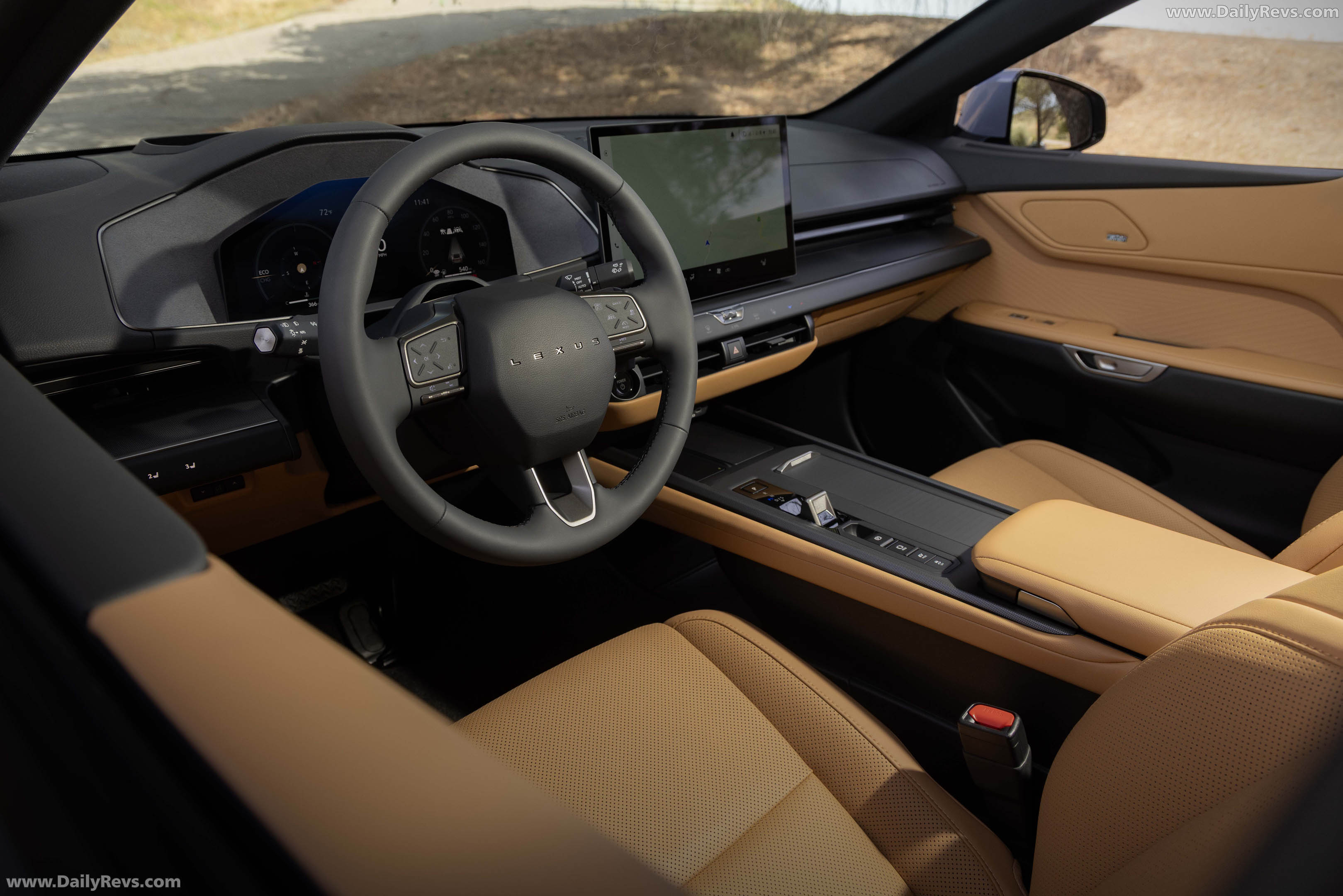 2026 Lexus ES 350H Premium Plus Skylight Blue Interior