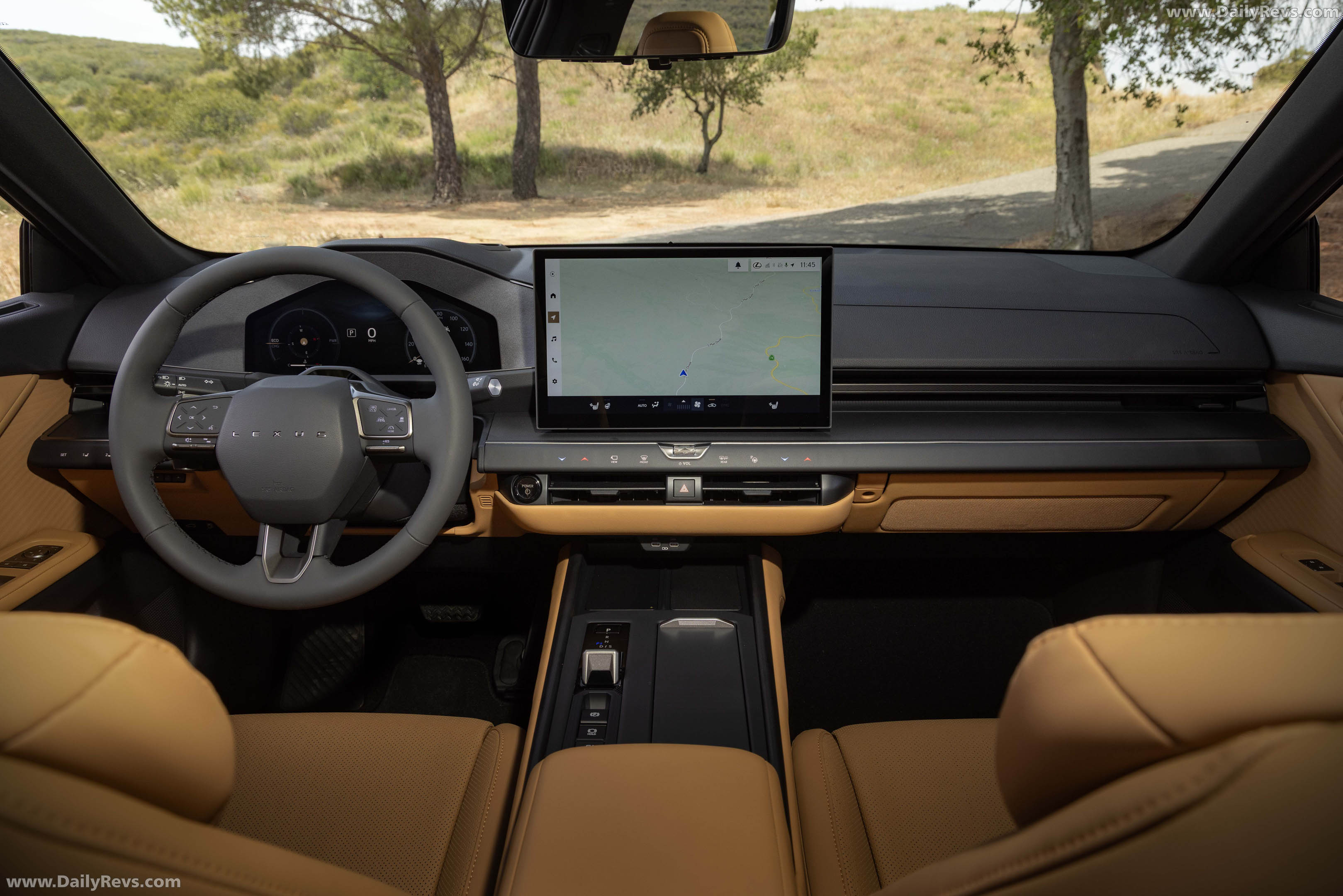 2026 Lexus ES 350H Premium Plus Skylight Blue Interior