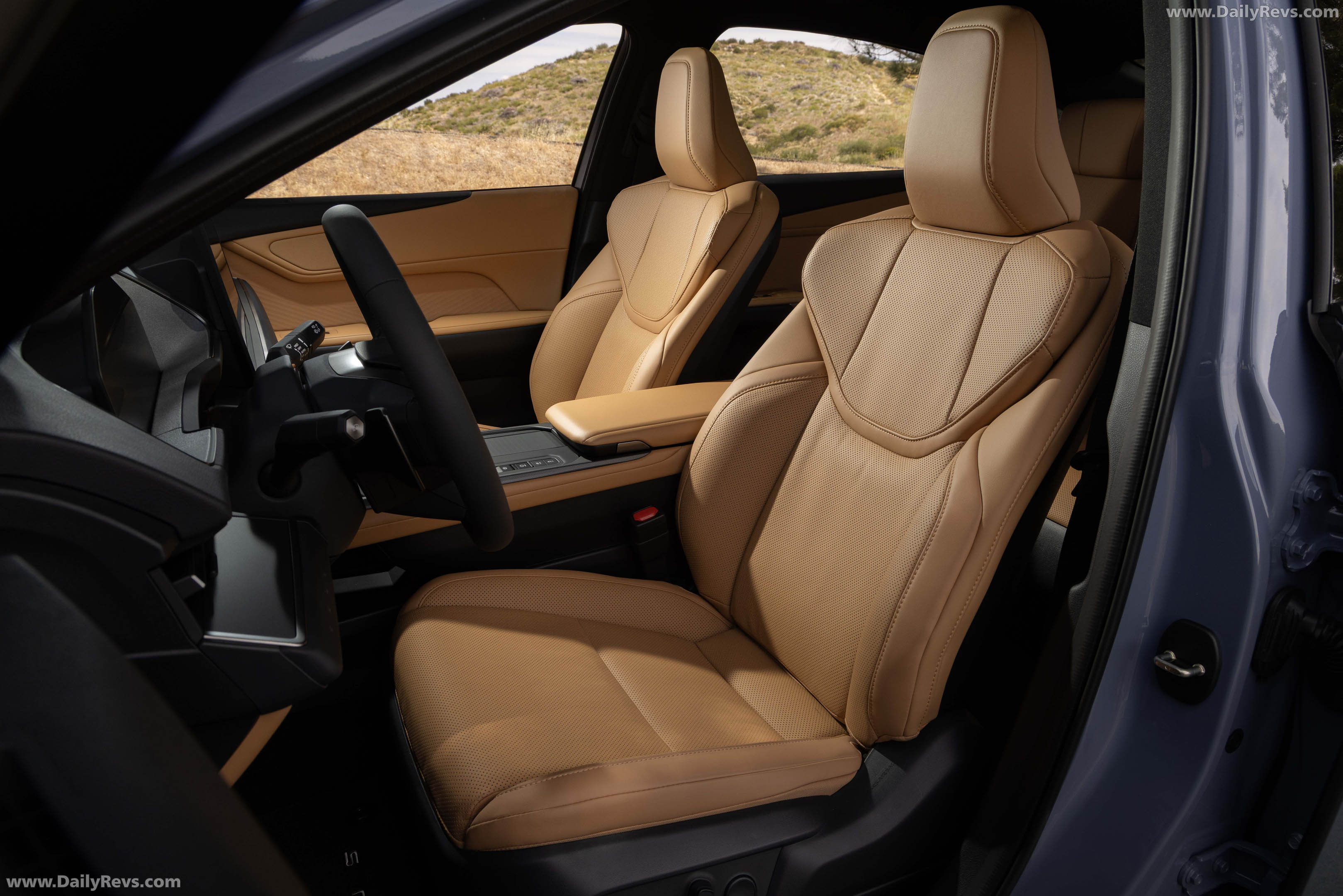 2026 Lexus ES 350H Premium Plus Skylight Blue Interior