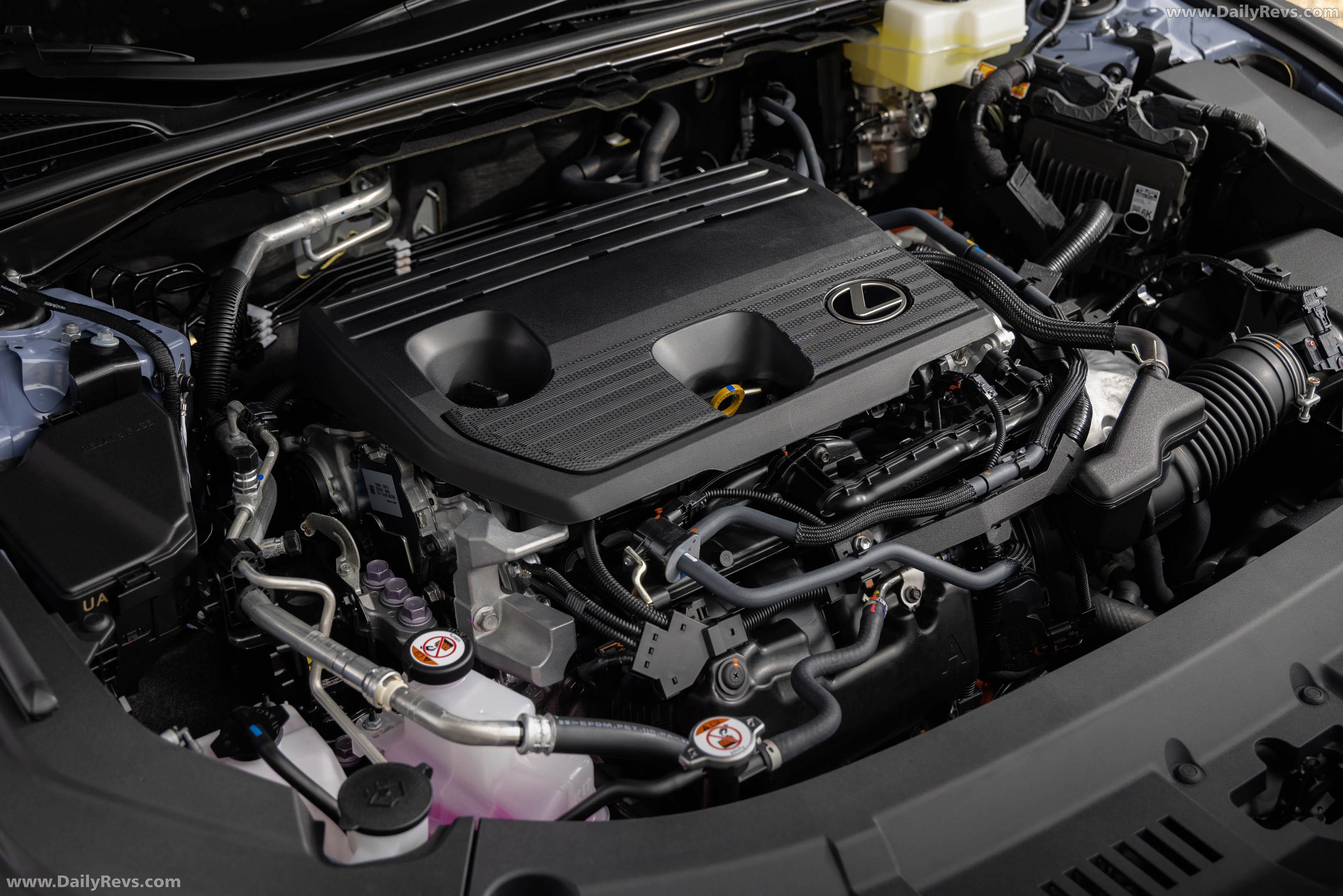 2026 Lexus ES 350H Premium Plus Skylight Blue Engine