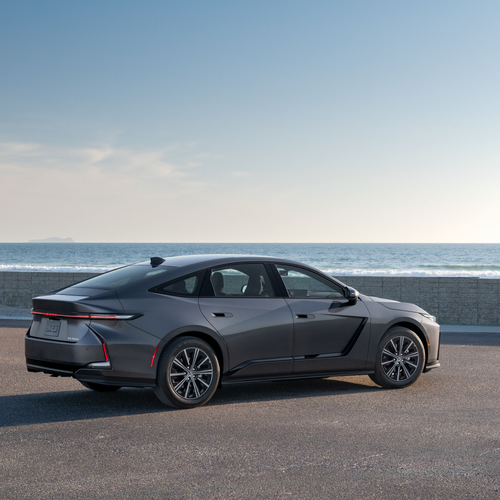 2026 Lexus ES 350H Premium Cloud Burst Gray Rear View